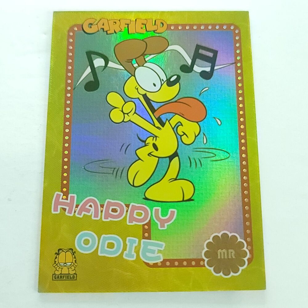 2023 Garfield Odie Happy Life Trading Card Kayou Animation Gold MR 001